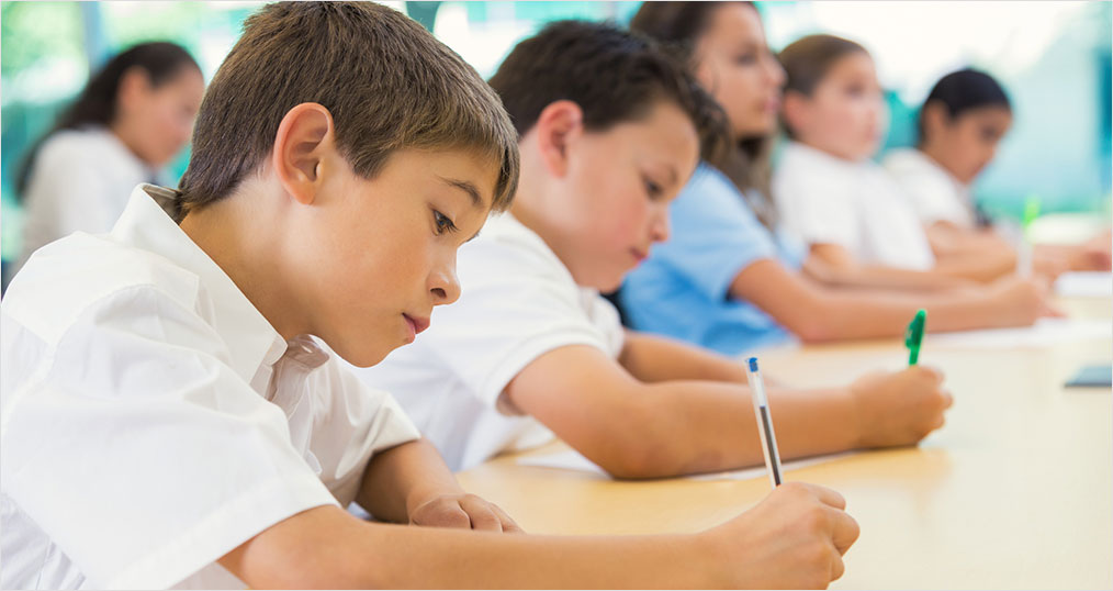 Key Stage 2 Students Writing